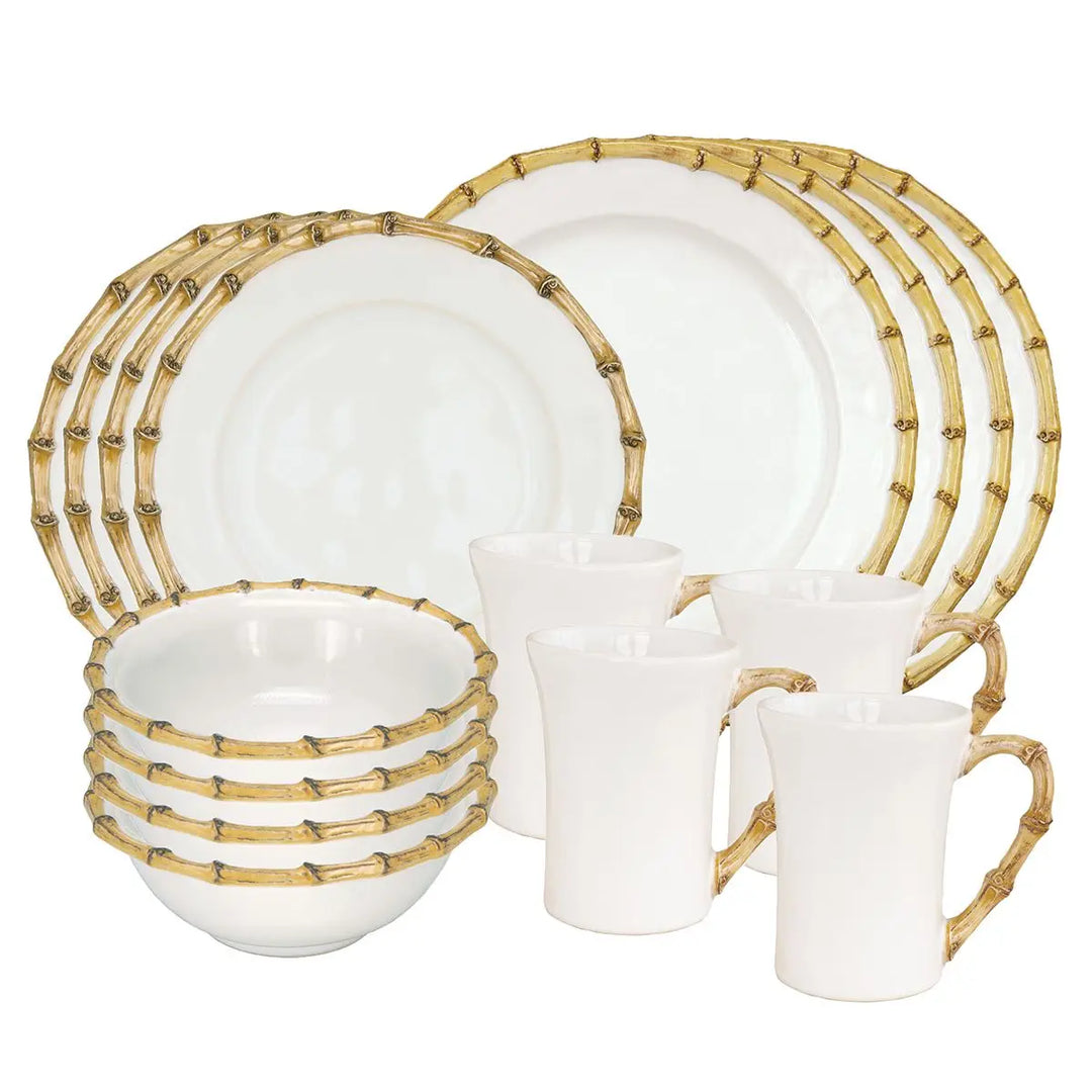 Bamboo Natural Sixteen-Piece Set