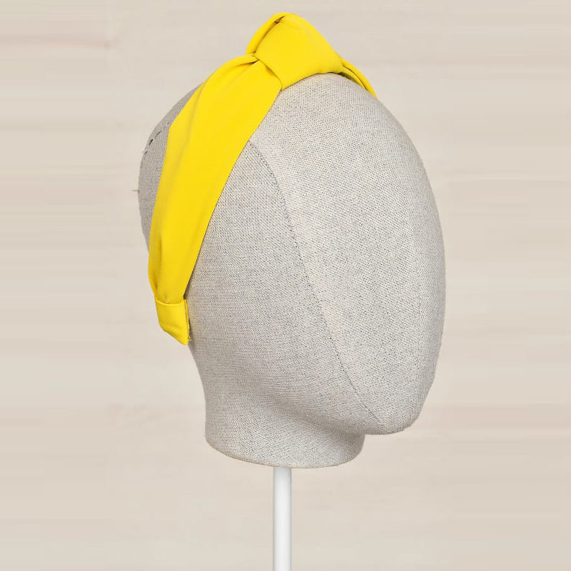 Lemon Knot Crepe Headband