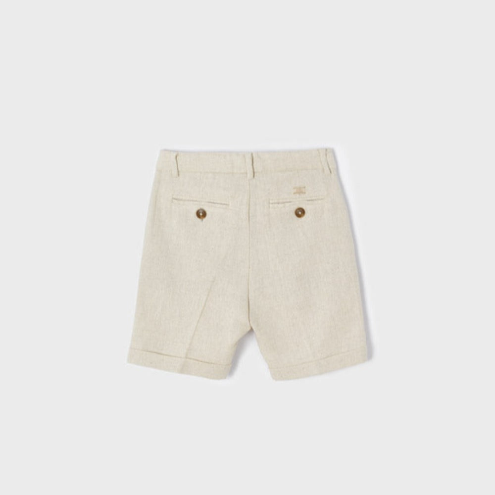Oat Linen Shorts