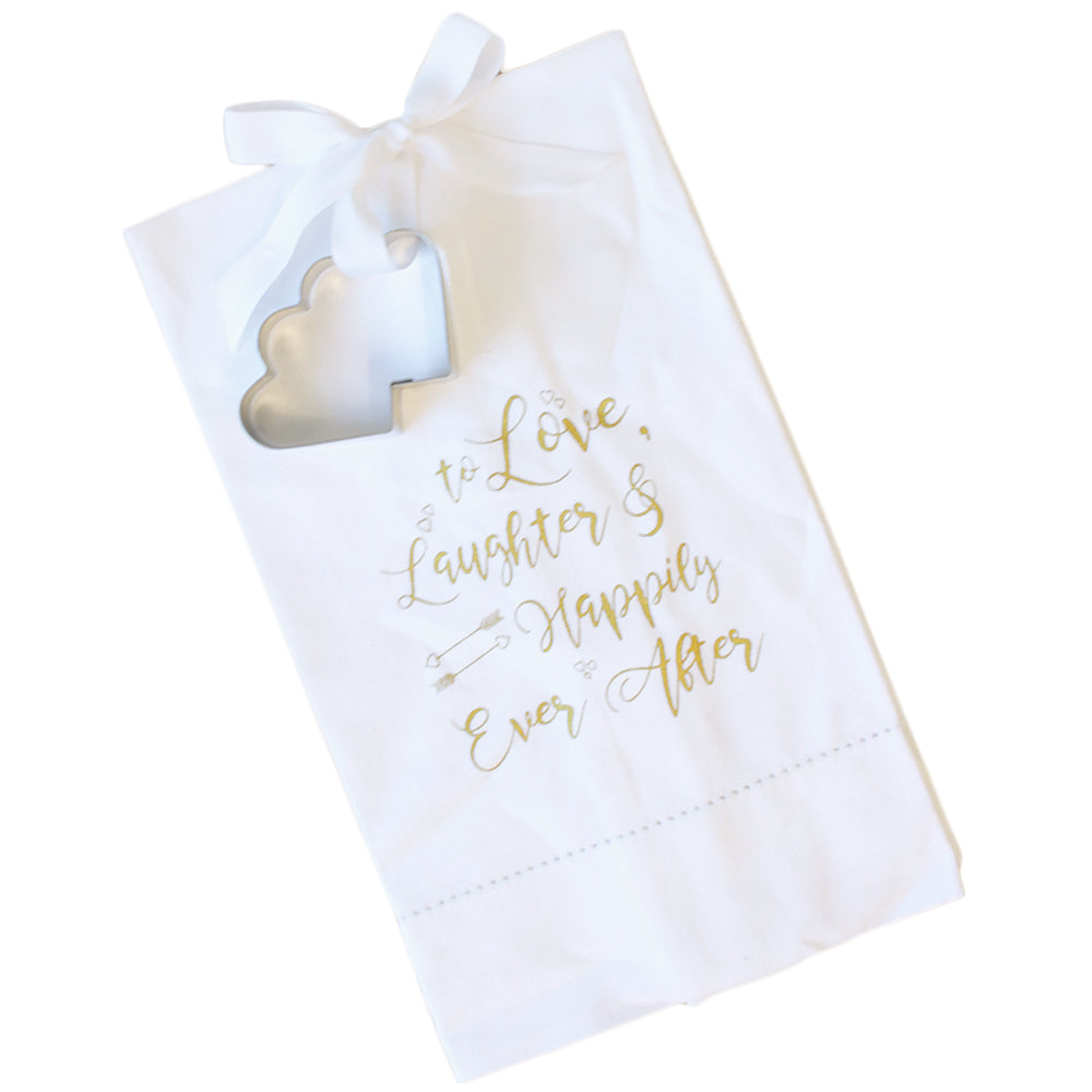 Love Laughter Hand Towel & Cookie Cutter