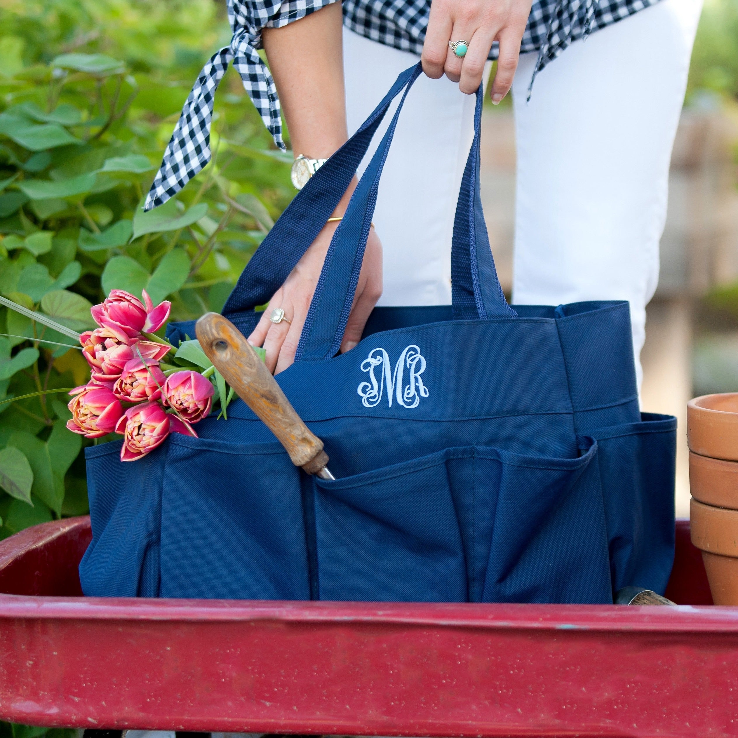 kkgivingtree - Navy Carry All Bag - K&K's Giving Tree