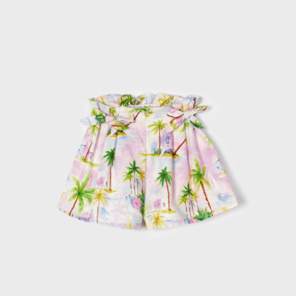 Mauve Palm Tree Shorts