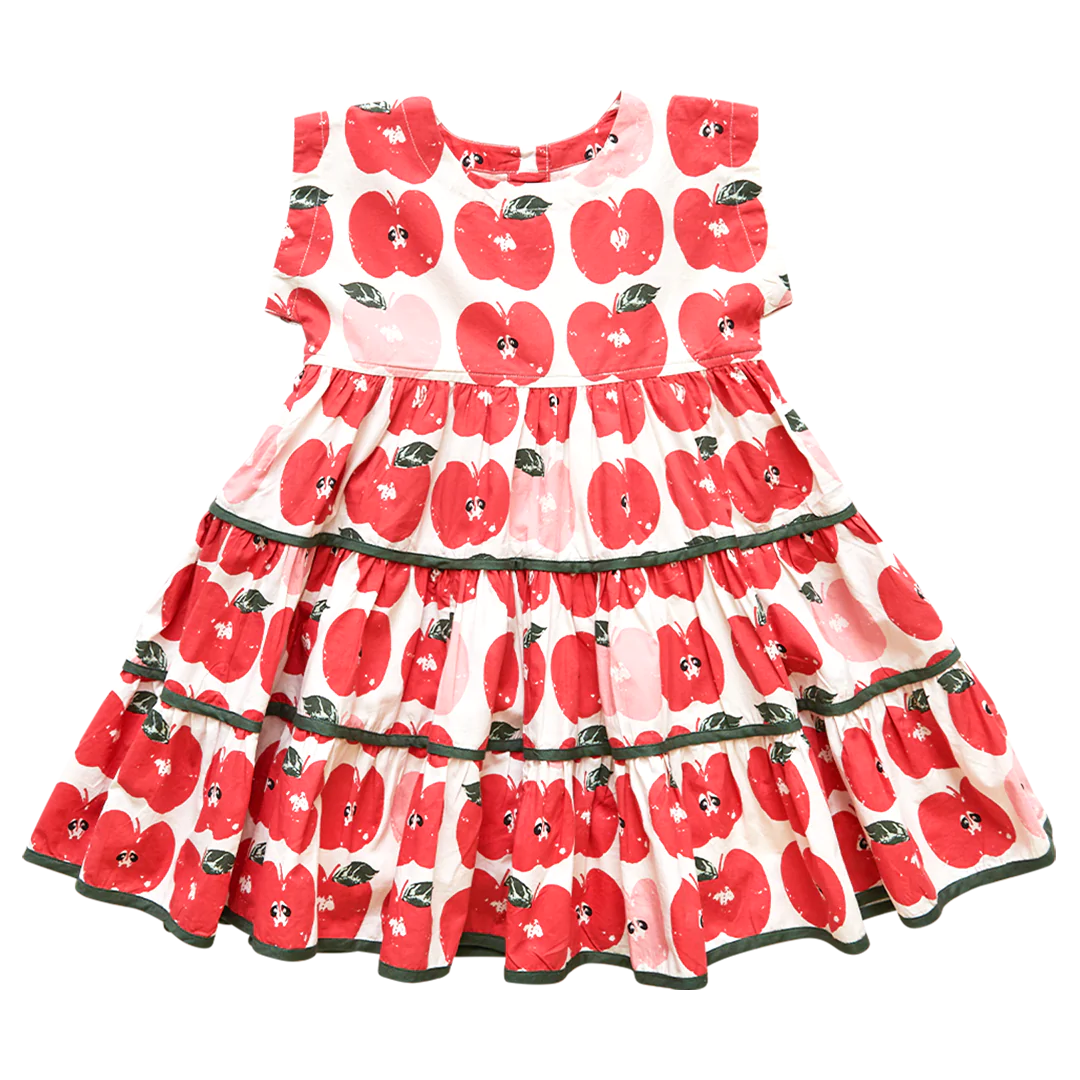 Apple Stamp Peachy Dress