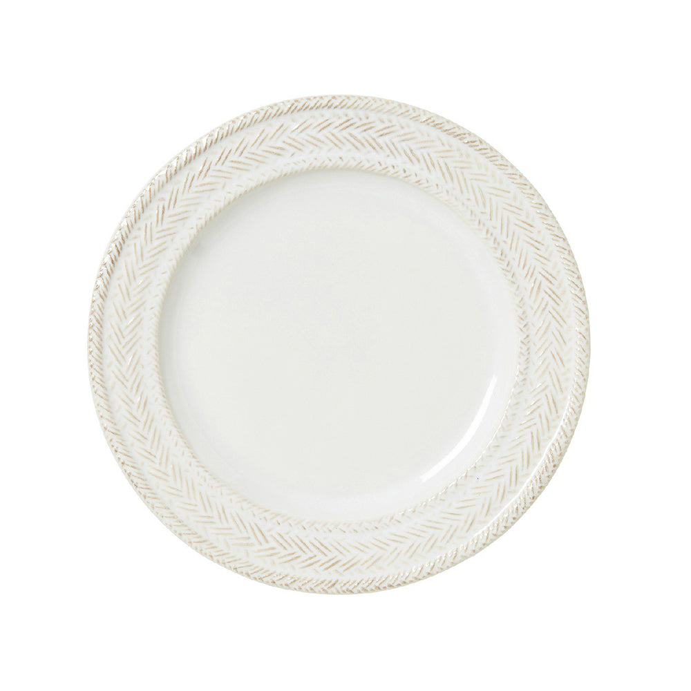 Le Panier Whitewash Dessert/Salad Plate