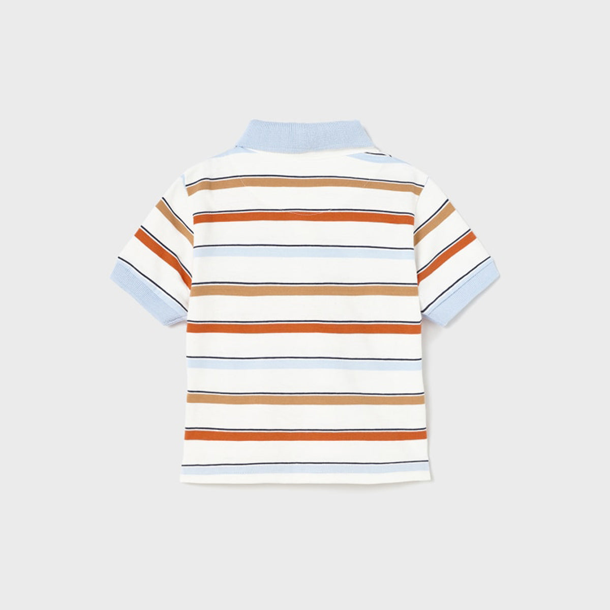 Multicolor Stripes Short Sleeve Polo
