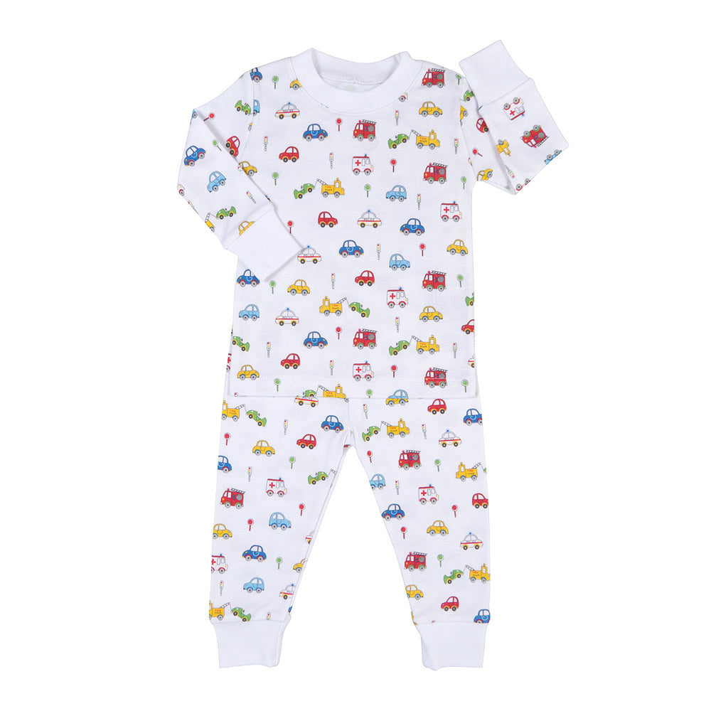 Rush Hour Cars Print Pajama Set