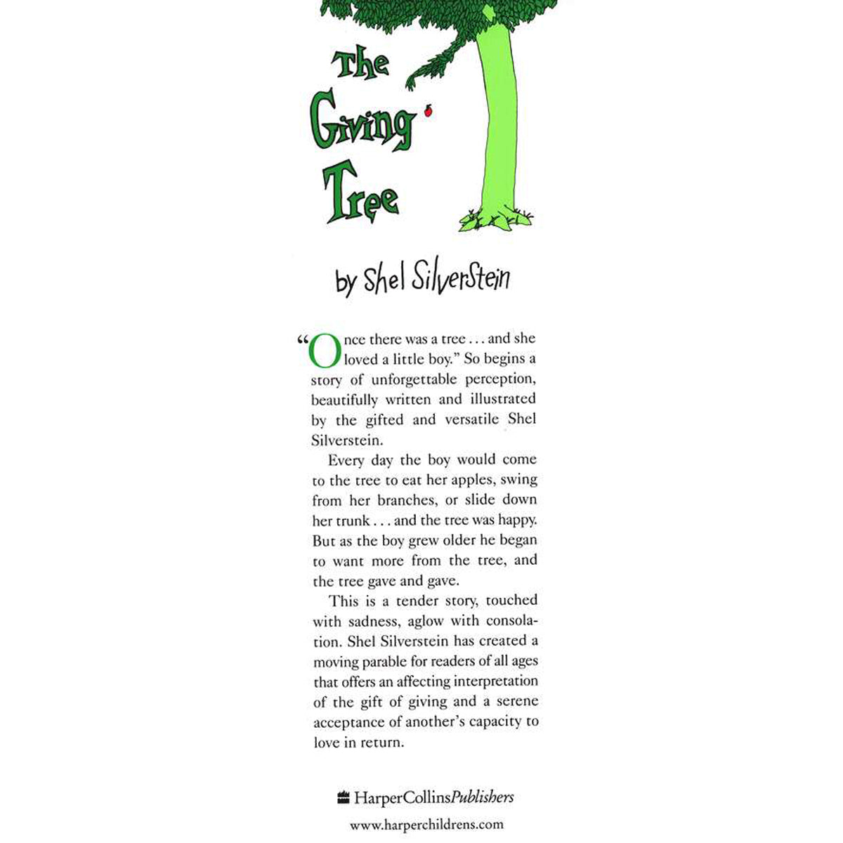 The Giving Tree - By Shel Silverstein 