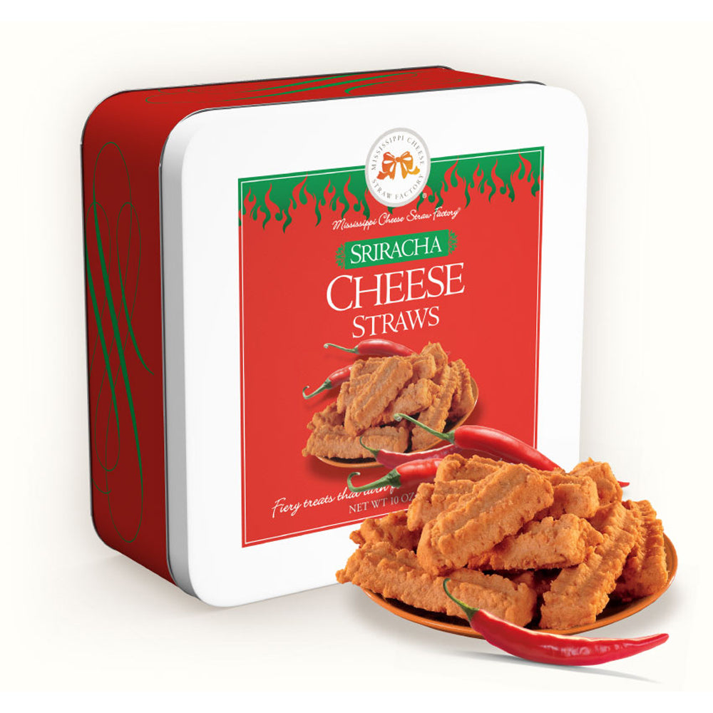 Sriracha Cheese Straws 10 oz. Gift Tin