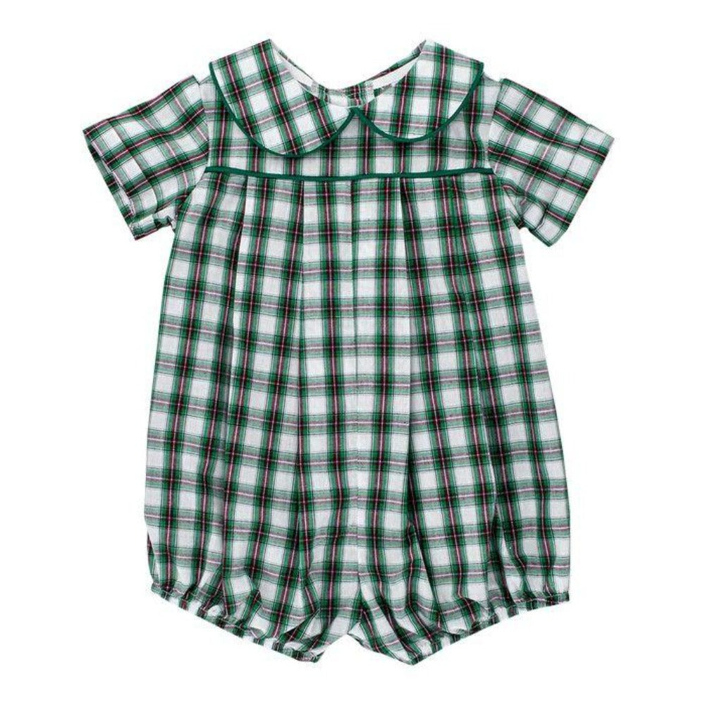 Evergreen Plaid Short Dressy Bubble