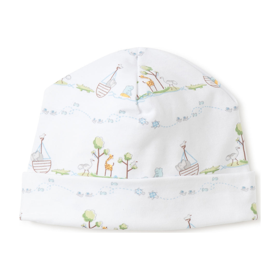 Noah's Ark Light Blue Printed Hat