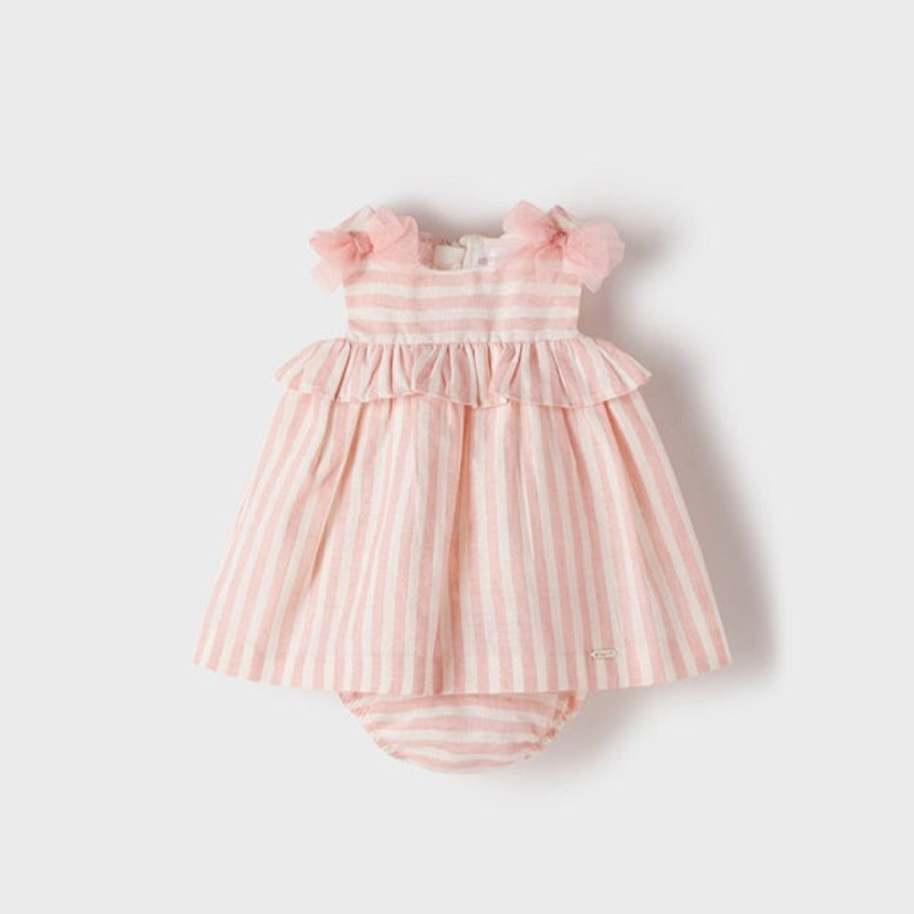 Blossom Stripe Dress With Bloomers