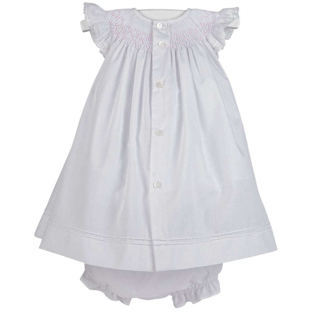 Smocked Bishop Dress With Bloomers