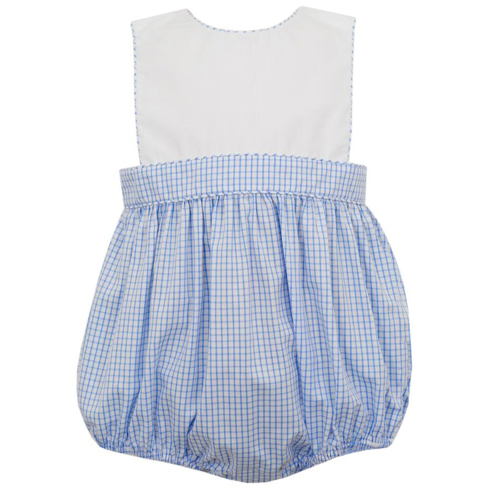 Blue Windowpane Check Sun Bubble
