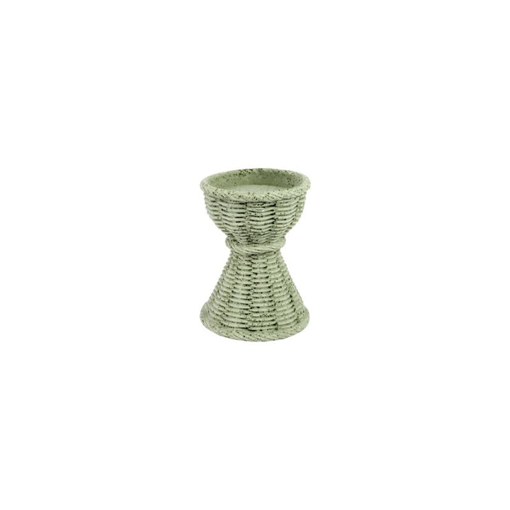 Casa Sage Green Short Candlestick