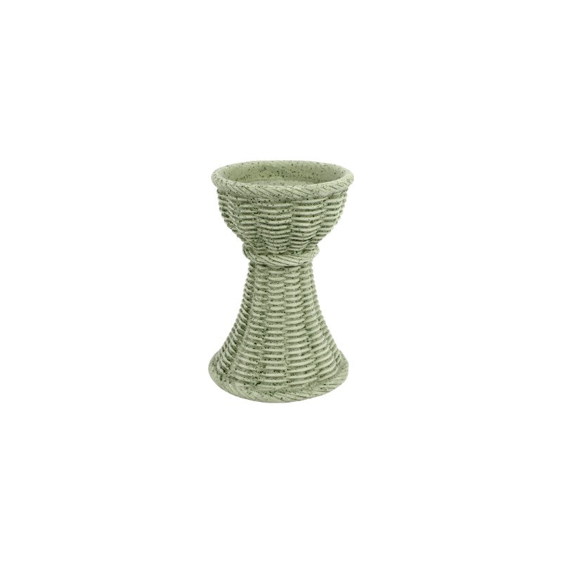 Casa Sage Green Medium Candlestick