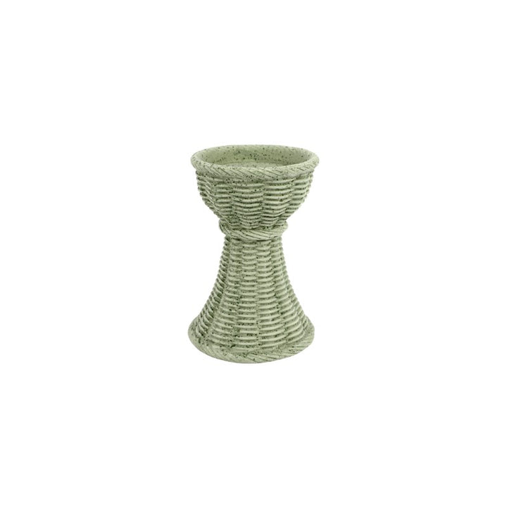 Casa Sage Green Medium Candlestick