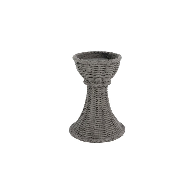 Casa Gray Large Candlestick