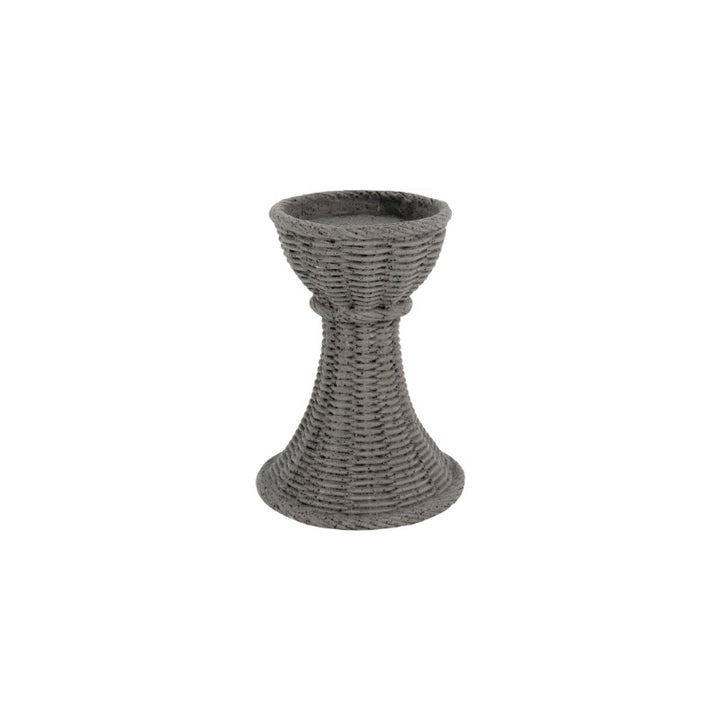 Casa Gray Large Candlestick