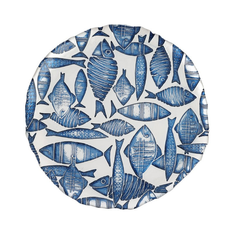 Isola Glass Round Platter