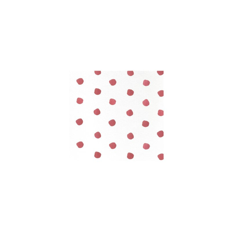 Papersoft Napkins Dot Crimson Cocktail Napkins (Pack Of 20)