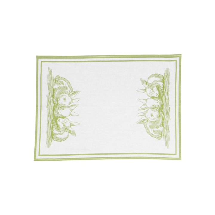 Strofinaccio Green Bunny Dish Towels - Set of 2