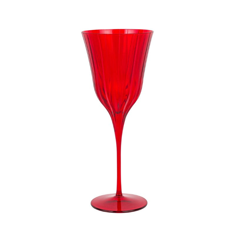 Natalia Red Water Glass