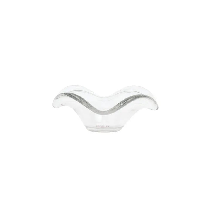 Hibiscus Glass Clear Small Bowl