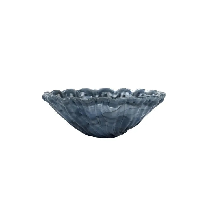 Onda Glass Gray Bowl