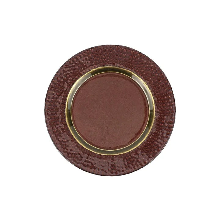 Pelli Glass Brown Salad Plate