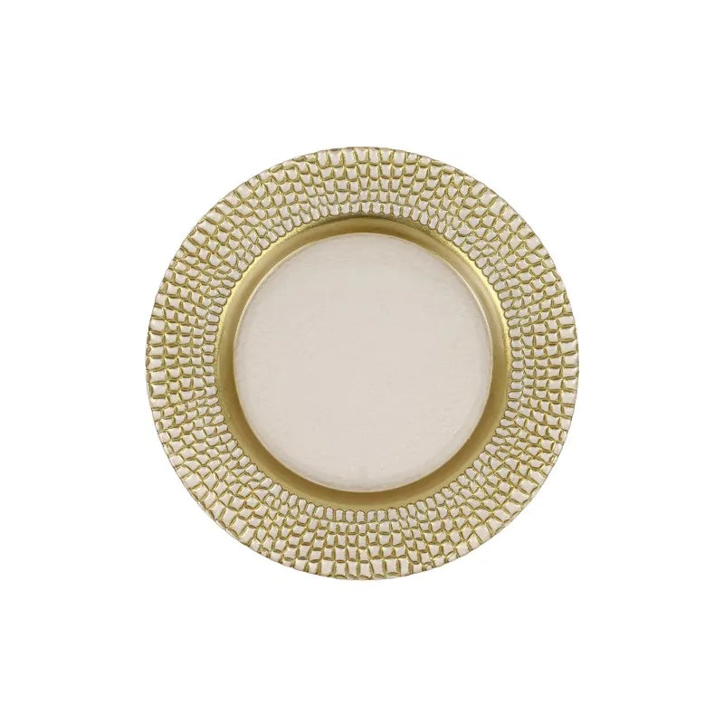 Pelli Glass Ivory Salad Plate