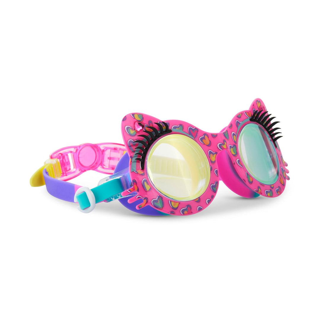 Purrty Pink Paws Kids' Swim Goggles