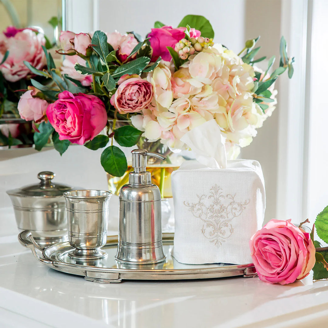 Roma Mirror Tray with Handles
