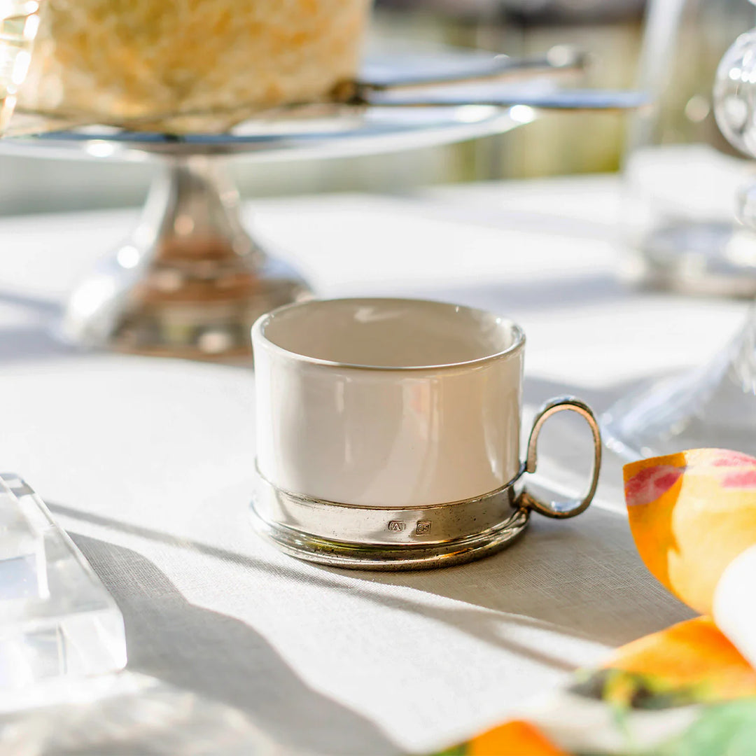 Tuscan Cappuccino Cup &amp; Saucer with Spoon