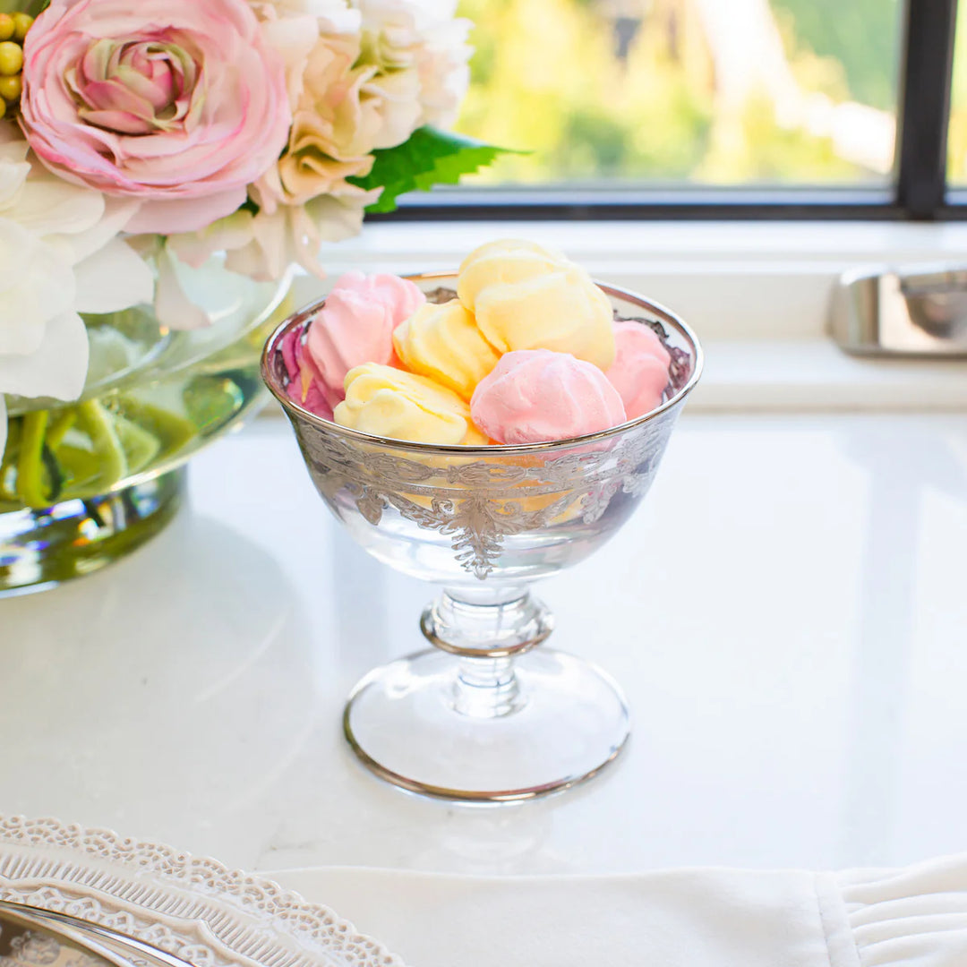 Vetro Platinum Compote