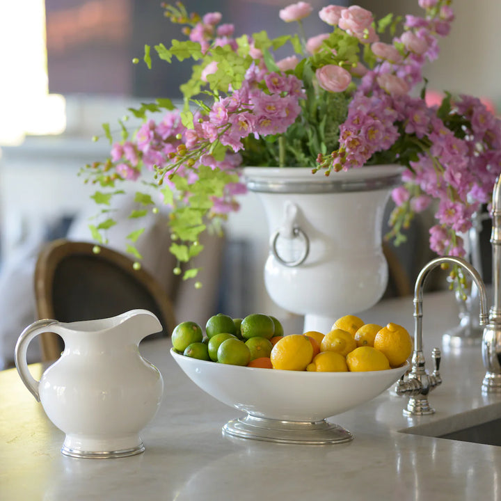 Tuscan Footed Oval Bowl