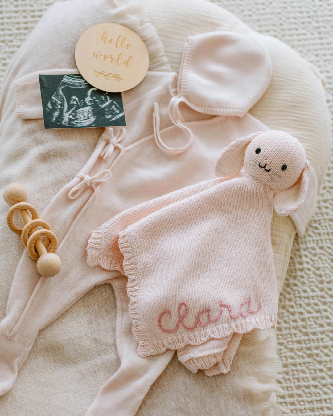 Baby Bunny Lovey (Blush)