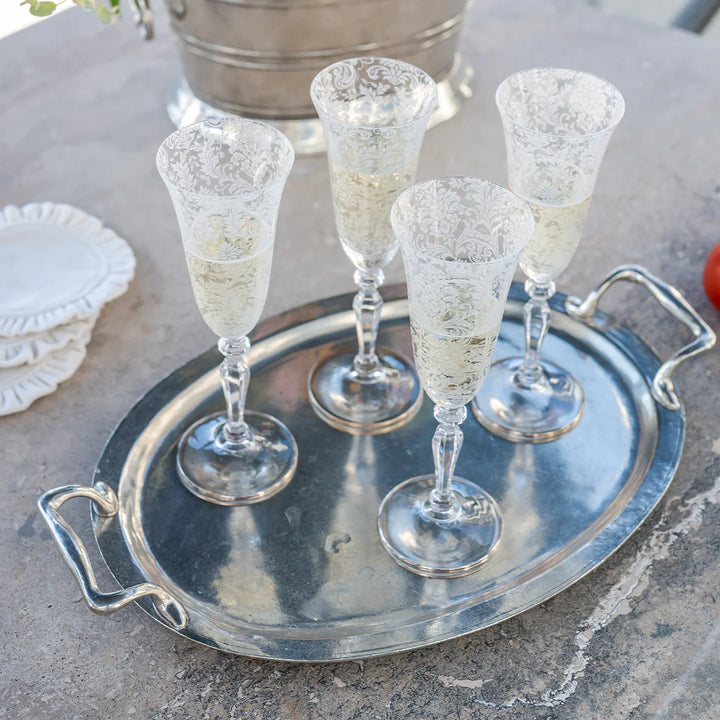 Vintage Medium Tray with Handles