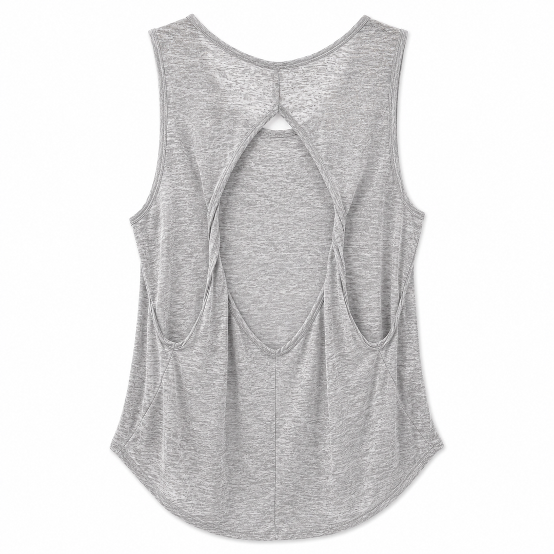 Love Cross Lightweight Tank w/ Open Back