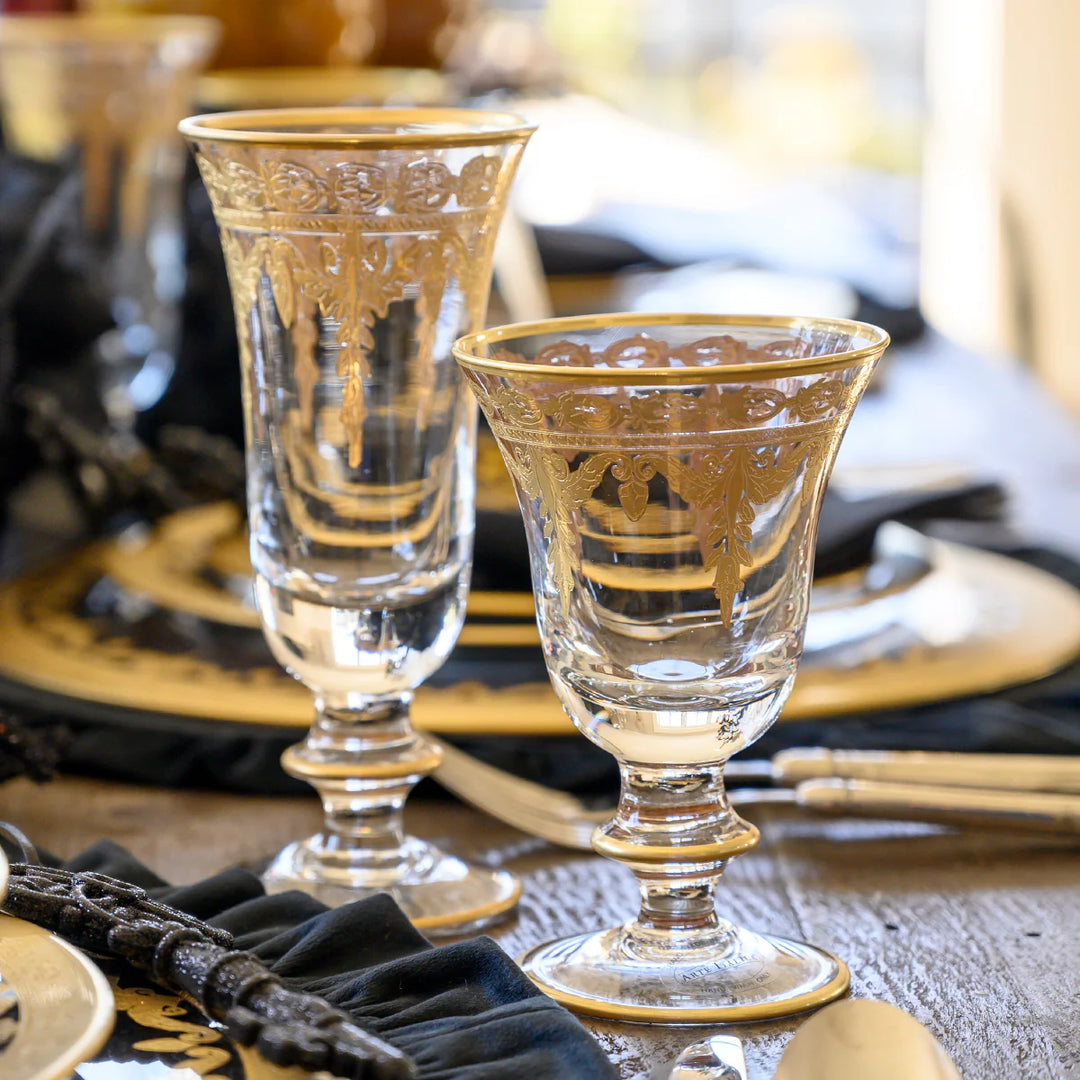 Vetro Gold Water/Wine Glass