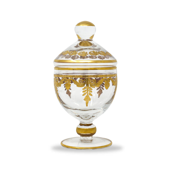 Baroque Gold Canister with Lid