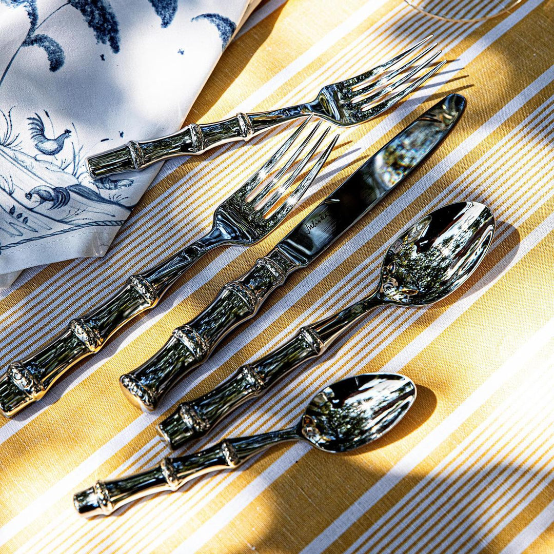 Bamboo 5pc Place Setting - Polished