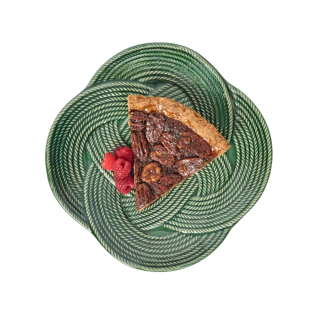 Le Panier Mystic Knot Dessert/Salad Plate - Basil