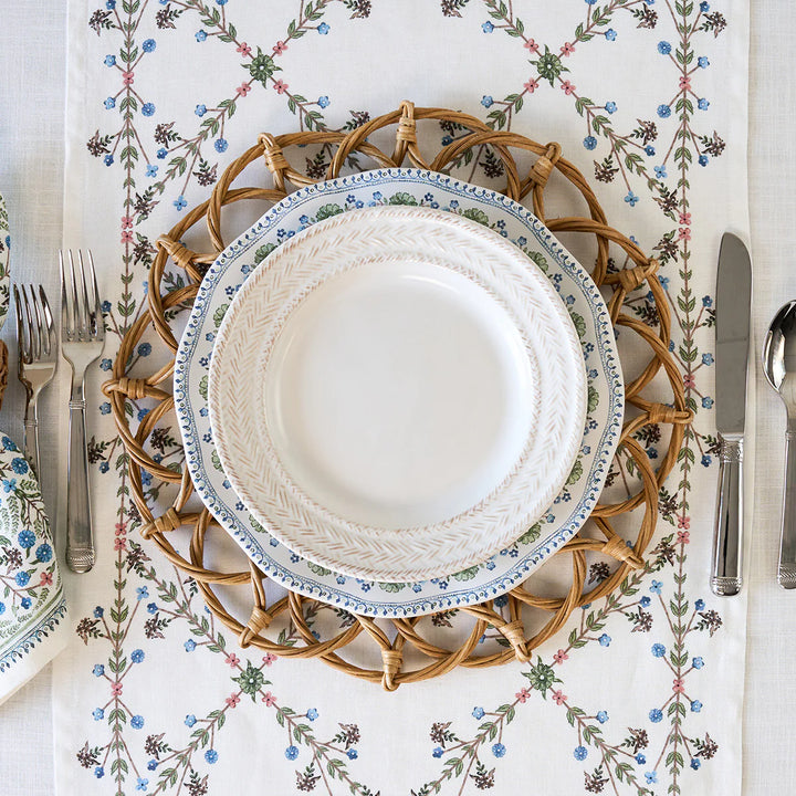 Le Panier Dessert/Salad Plate - Whitewash