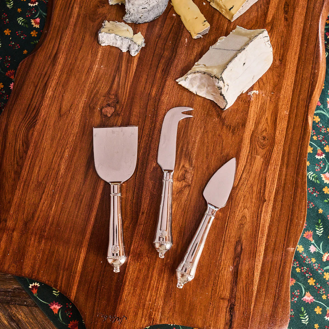 Berry &amp; Thread Cheese Knife Assorted Set/3 - Polished