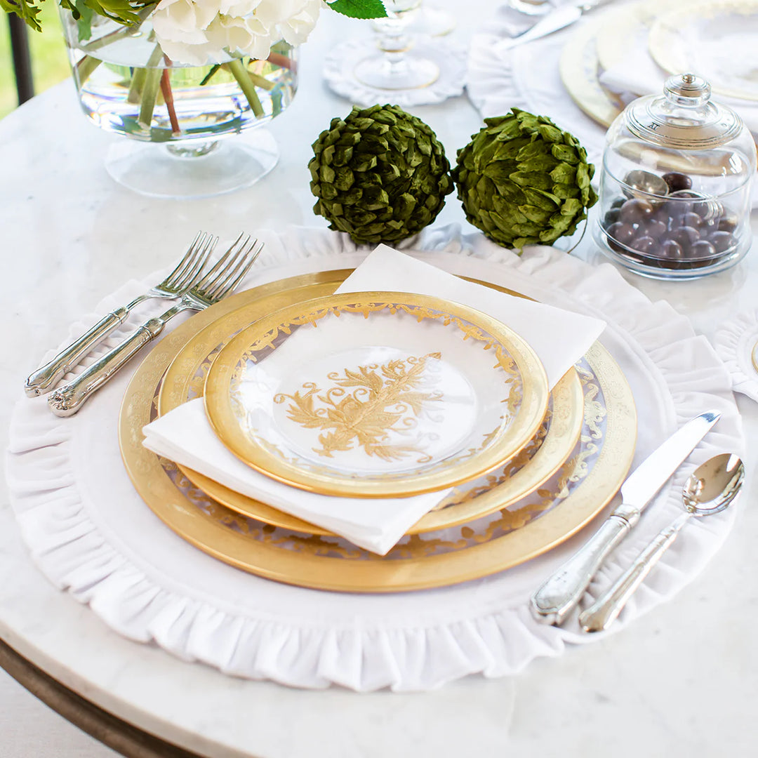 Vetro Gold Dinner Plate