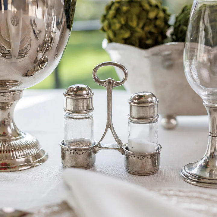 Tavola Tall Salt & Pepper w/ Caddy