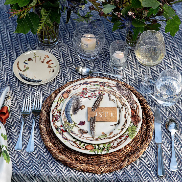 Forest Walk Party Plates Set of 4