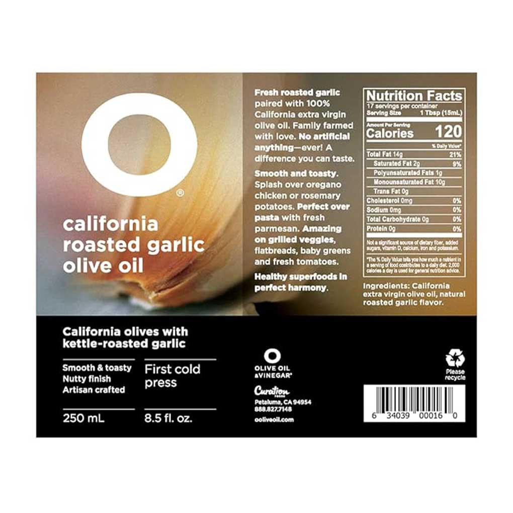 O California Roasted Garlic Olive Oil