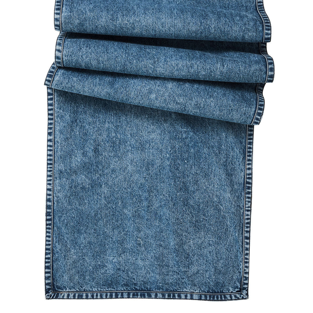Denim 18" x 90" Table Runner - Blue