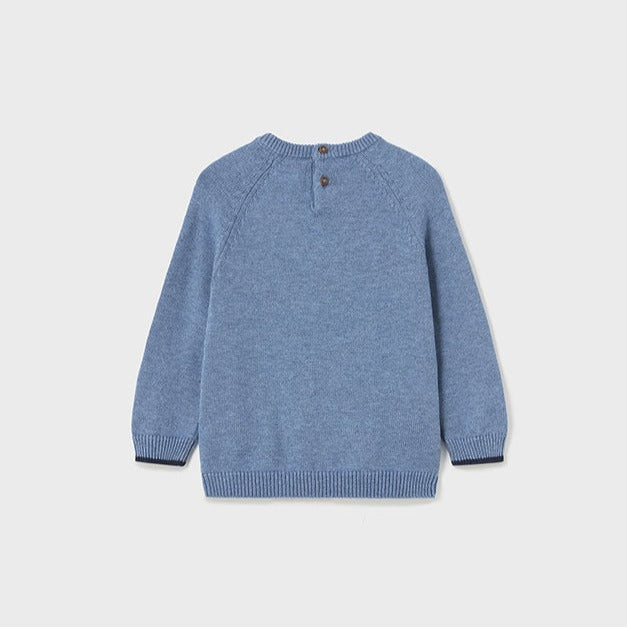 Mix Blue Intarsia Sweater